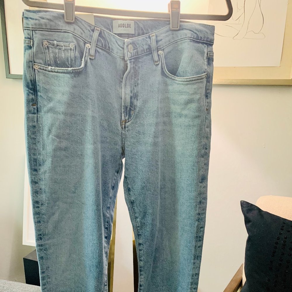 Agolde Toni Daylight Slim Mid Rise Straight Leg Jeans Sz 31 NWT - Picture 7 of 12